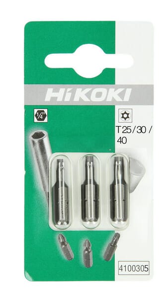 KRAMP Torx-Bits 1/4" mit Loch T30-25 mm 4100305