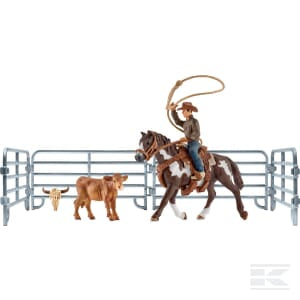 Schleich Lasso + Cowboy 41418SCH