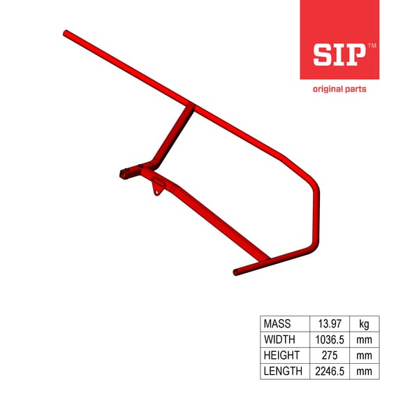 SIP.SI Schutz rechts geschweißt 415120261A