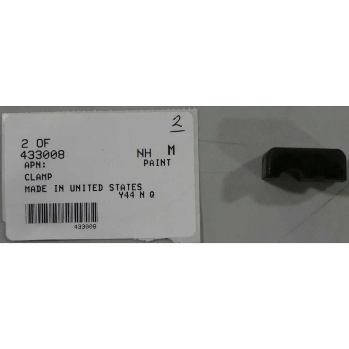 New Holland / Case KLEMME - 2 STÜCK 433008 original CNH Ersatzteil