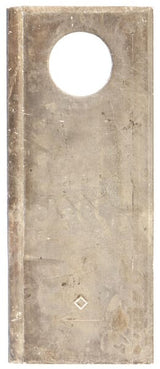 Mower blade left 120x49x4 mm, bore Ø 21 mm, suitable for Pöttinger