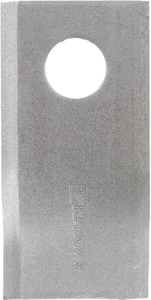 KRAMP Mähmesser links 96x48x3 mm, Bohrung Ø 19 mm, geeignet für Pöttinger, 25er-Packung - 25 Stück 434979KR