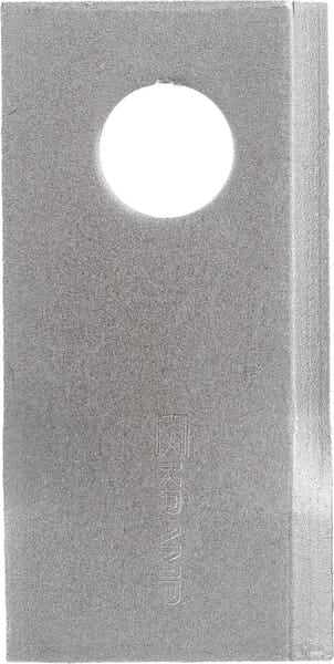 KRAMP Mähmesser rechts 96x48x3 mm, Bohrung Ø 19 mm, geeignet für Pöttinger, 25er-Packung - 25 Stück 434980KR