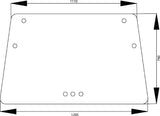 KRAMP Frontscheibe aufstellbar 4354075N