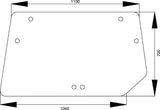 KRAMP Heckscheibe oben 4358486N
