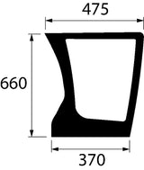 KRAMP Frontscheibe unten 4429882N