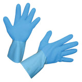 Kerbl Latexhandschuh FleTex blau, gerauht, Größe 8 297256