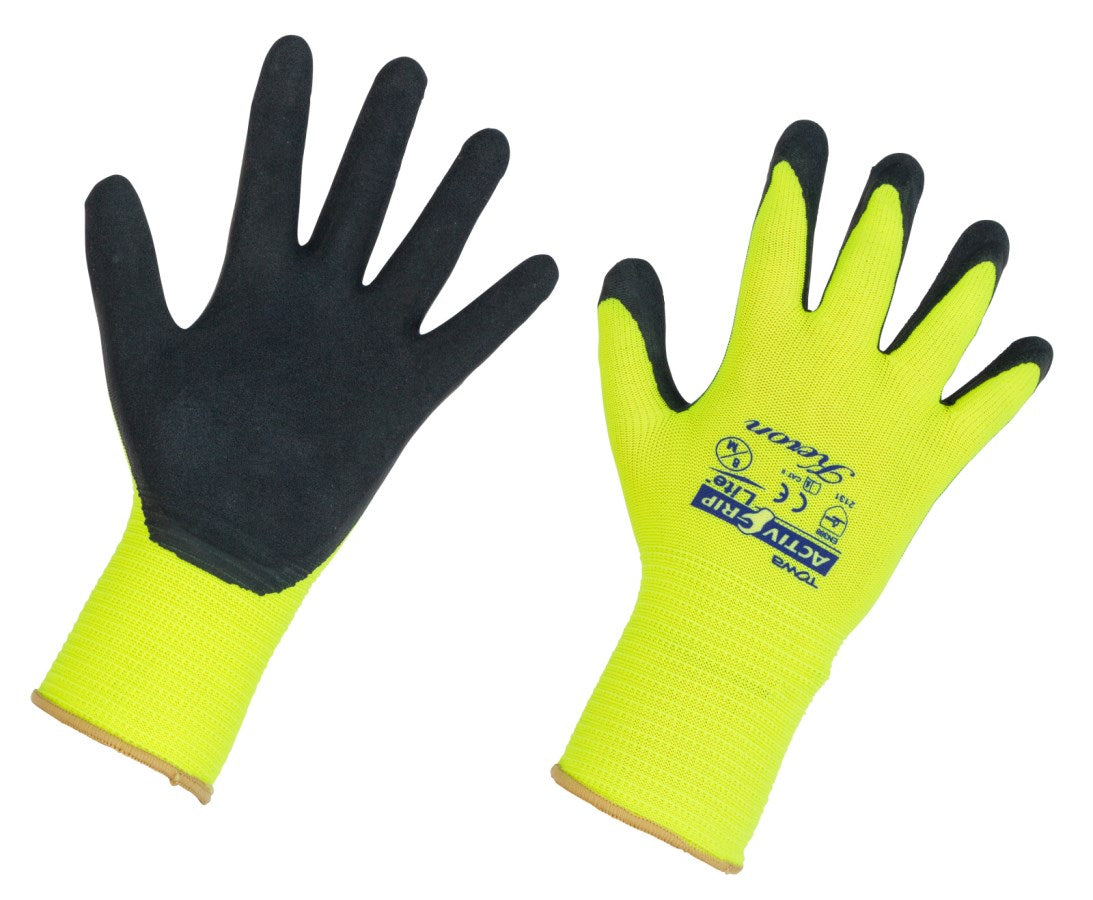 Kerbl ActivGrip Lite Gr 11/XXL, gelb TOWA, Latexbeschichtung 297275