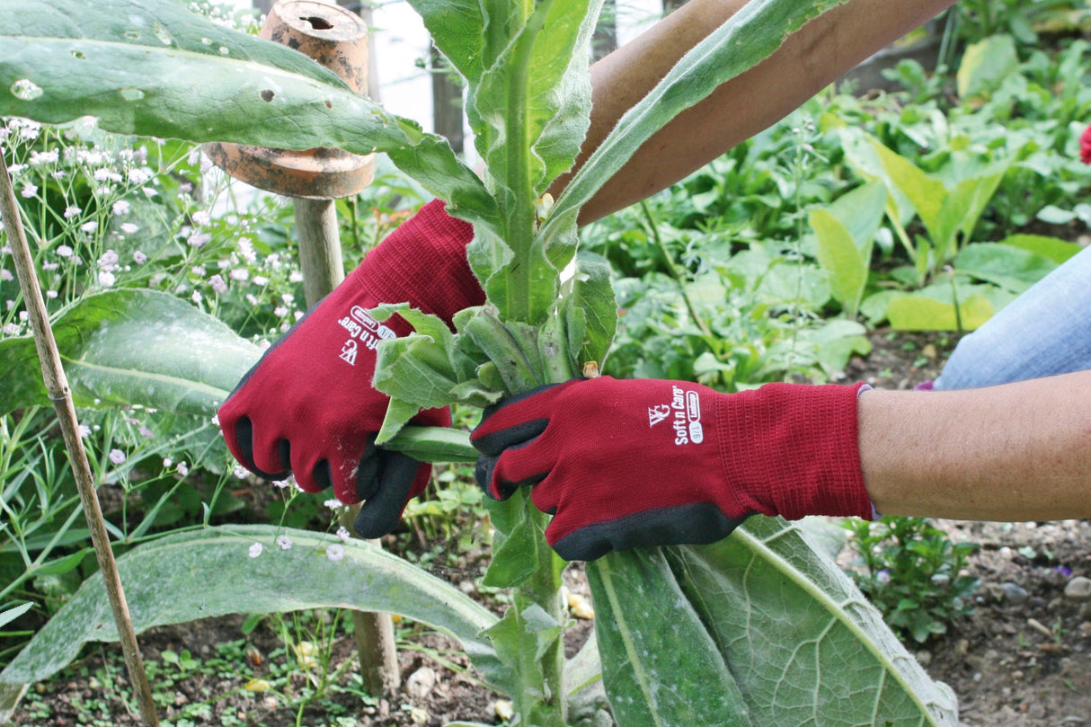 Kerbl Soft N Care Landscape Gr. 7 Nitrilbeschichtung; rot 297286