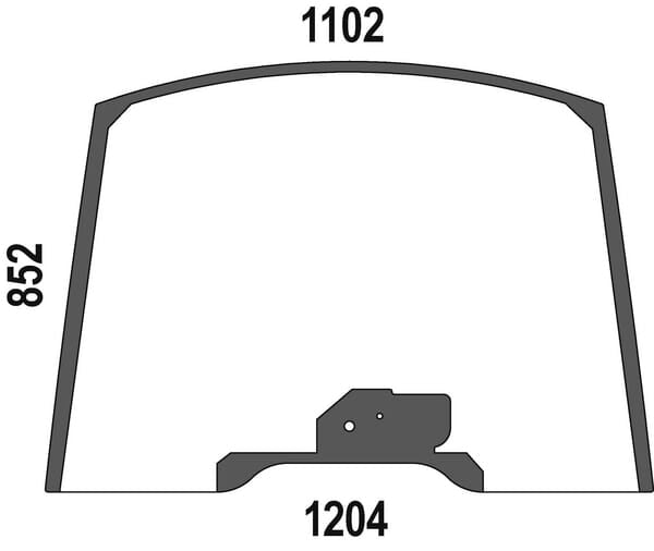 KRAMP Frontscheibe oben 47358017N
