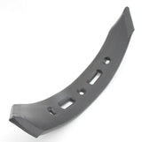 Embout de cultivateur 490x75x12mm, réversible, droit, trempé, courbé, 5 trous, adapté à Amazone