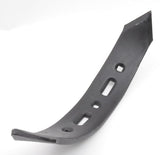 Embout de cultivateur 490x75x12mm, réversible, gauche, trempé, courbé, 5 trous, adapté à Amazone