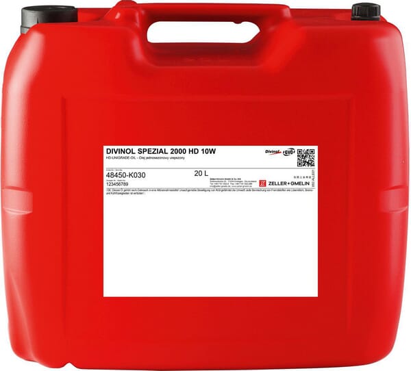 KRAMP Motorenöl Divinol Spezial 2000 HD 10W 20L 48450K030