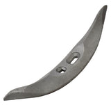 Embout de cultivateur 406mm, réversible, courbé, 2 trous