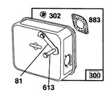 Briggs & Stratton Schalldämpfer 492746