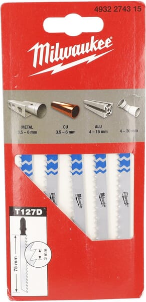 KRAMP Stichsägeblatt Alaun. 75x3mm 5Stück 4932274315