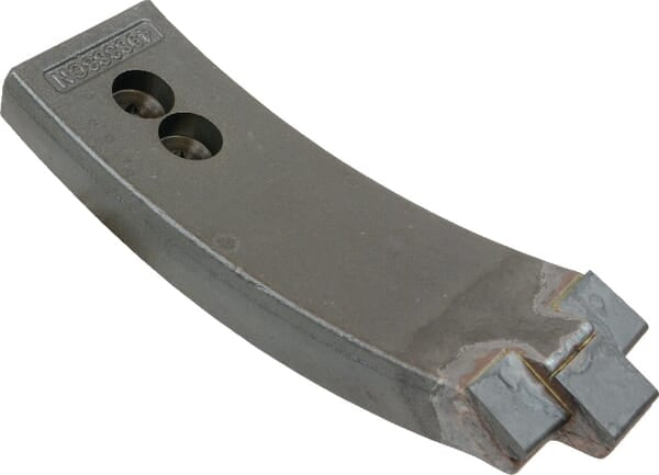 KRAMP Grubberspitze 260x82mm, gehärtet, gekrümmt, 2 Löcher, passend für Väderstad 498383CN