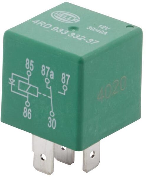 KRAMP Hauptstromrelais 30/40A, 12V, 5-polig mit Entstördiode 4RD933332371