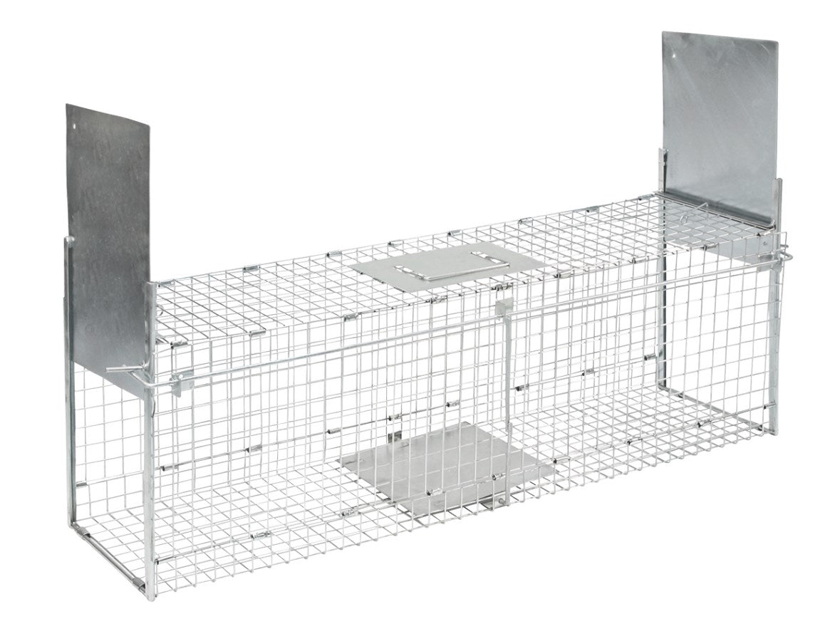 cit Kastenfalle für Kleintiere klappbar mit 2 Eingängen 120x33x42 cm 2 Eingängen 120×25,4×30 cm - 299454