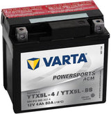 KRAMP Batterie 12V 4Ah 80A AGM Powersports VARTA 504012008I314PS