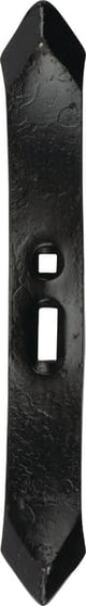 Embout de cultivateur 410x55x15mm, réversible, plat, 2 trous, adapté à Köckerling