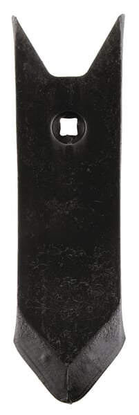 KRAMP Grubberspitze 290x80x14mm, gehärtet, gekrümmt, 1 Loch, passend für Köckerling 506065KR