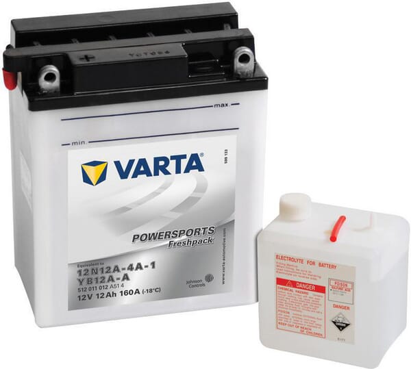 Battery 12V 12Ah 160A Powersports Freshpack VARTA