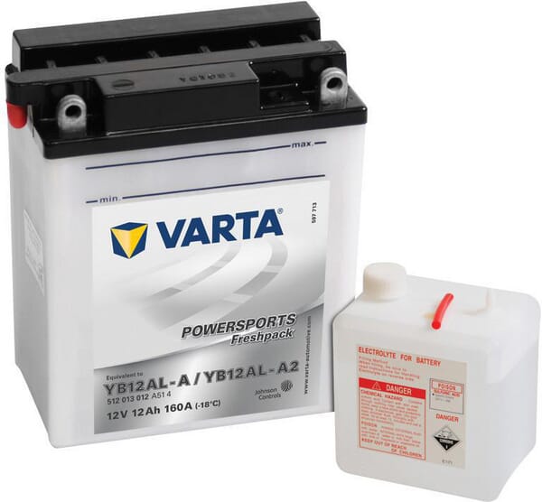 Battery 12V 12Ah 160A Powersports Freshpack VARTA