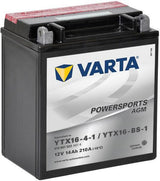 Battery 12V 14Ah 210A AGM Powersports VARTA