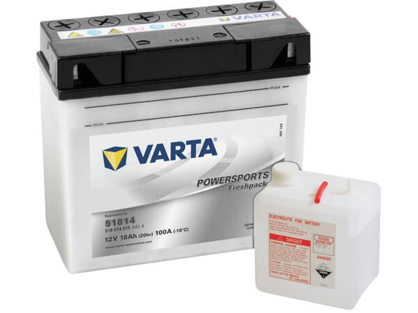 Battery 12V 18Ah 100A Powersports Freshpack VARTA