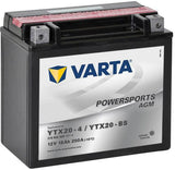 KRAMP Batterie 12V 18Ah 250A AGM Powersports VARTA 518902025I314PS