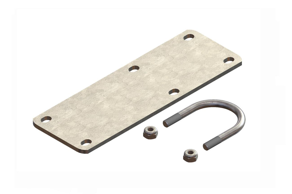 Royal de Boer Kapklemmplatte inkl. Befestigung - 5510-3334-030