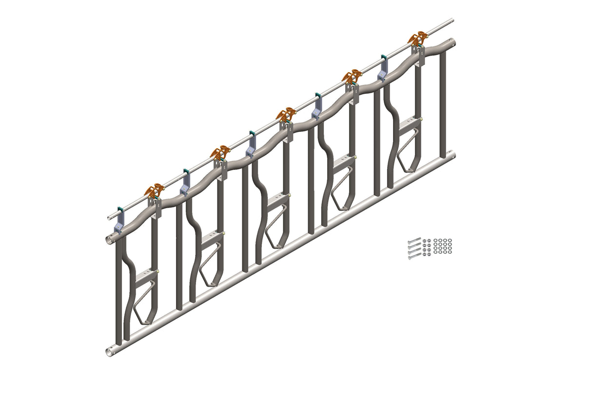 Royal de Boer Selbstfang Fressgitter Access+ 325 cm (5x 65) + Schrauben - 5530-8000-325