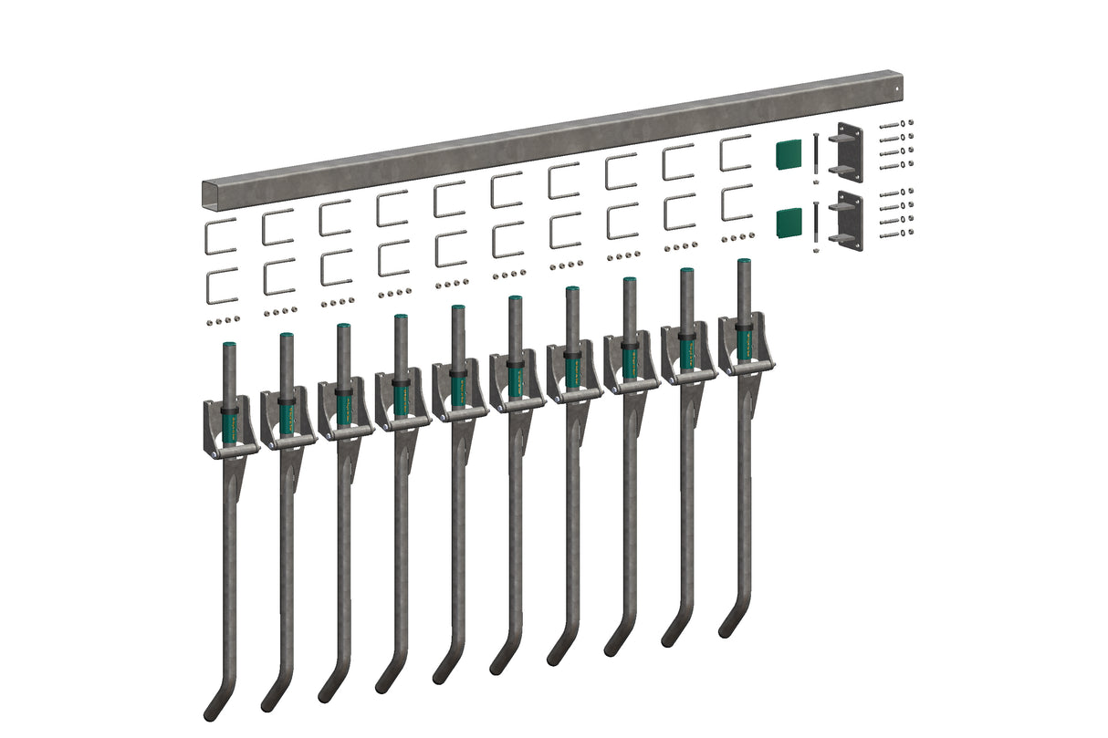 Royal de Boer FingerGate auf Wand 300 cm, komplett - 5550-4880-300