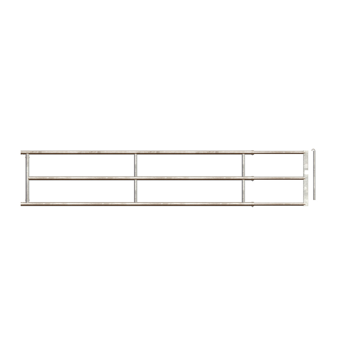 Royal de Boer Abtrenngitter einstellbar + Sperrstift H34S1: L=400-500 cm H= 90 cm - 5550-8103-380