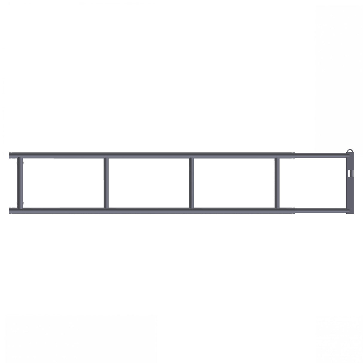 Royal de Boer Abtrenngitter ausziehbar + Sperrstift H24S2: L=400-550 cm H= 60 cm - 5550-8112-380