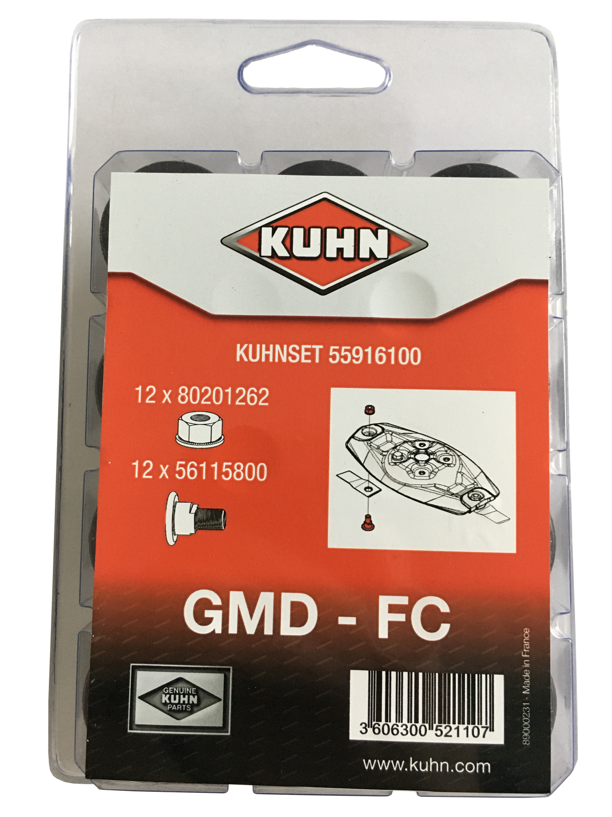 KUHN KUHNSET GMD-FC MESSE 55916100 originales Ersatzteil