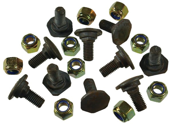 Knife screws + nuts (25x)