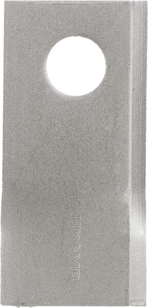 KRAMP Mähmesser rechts 100x48x3 mm, Bohrung Ø 19 mm, geeignet für Pöttinger / Niemeyer, 25er-Packung - 25 Stück 570414KR