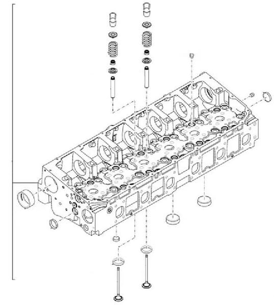 FPT Industrial Zylinderkopf mit Elementen - 1 Stück - 5802531424FPT