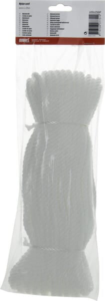 KRAMP Nylonkordel polya. 6mm x 25m 600625GP