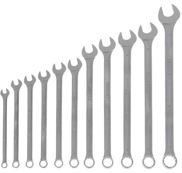 KRAMP Ringmaulschlüsselsatz, extra lang, 8-22 mm, 11-teilig 7XL0111GED