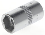 Clé à douille un 6-K 1/4 9mm