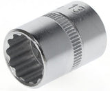 KRAMP Steckschl.satz 12-k 1/4"-13mm DPD2013