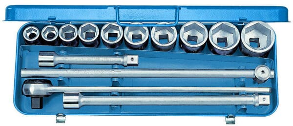 Socket wrench set 6-K.14 pieces. 3/4