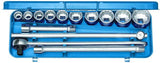 Socket wrench set 3/4" 14 pieces