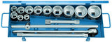 KRAMP Steckschlüsselsatz 3/4" 16-tlg. Sechskant 22-60mm 32FMZGED