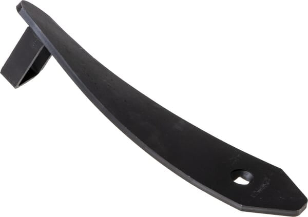 KRAMP Leitblech links mit Halterung für 30-mm-Stiel, 80x8x425 mm 664428N