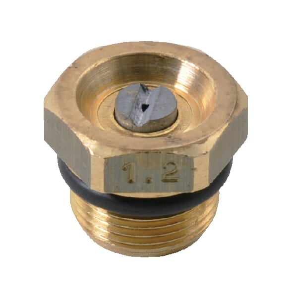 Buse jet plat Ø 1,2 mm laiton