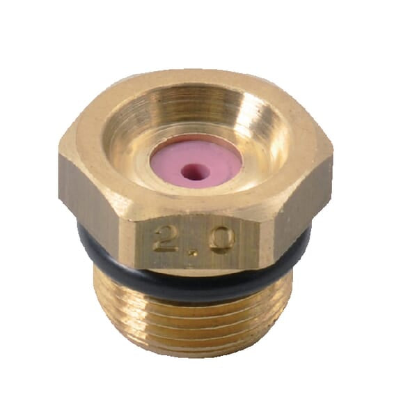 Hollow cone nozzle Ø 2.0 mm brass